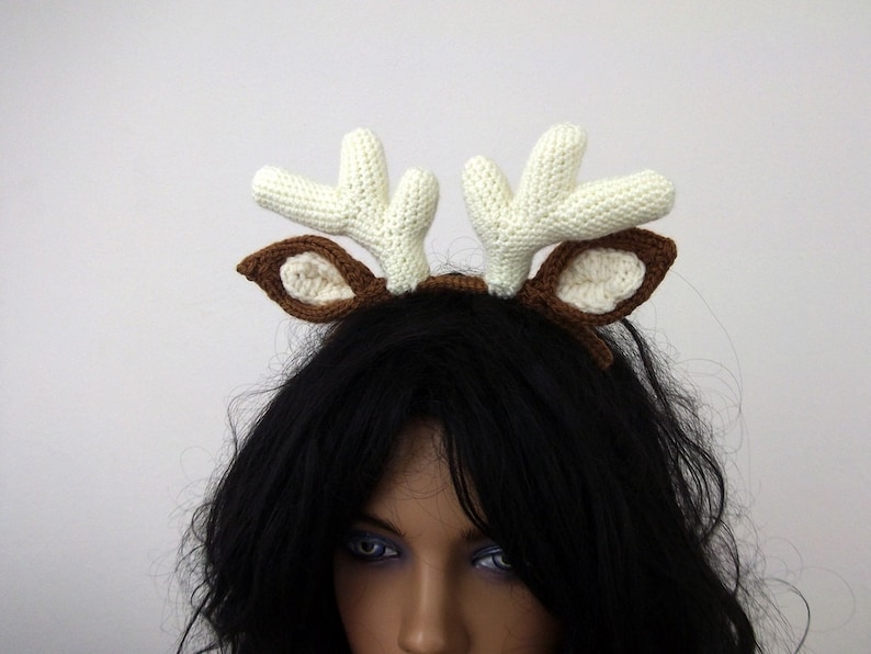 Deer Ears with HeadbandReindeer headband Halloween Etsy