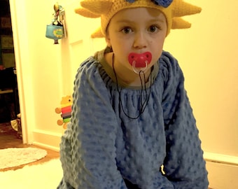 Crochet  Maggie Simpson costume-crochet  Maggie simpson wig-Halloween Costume Ideas-night costumes