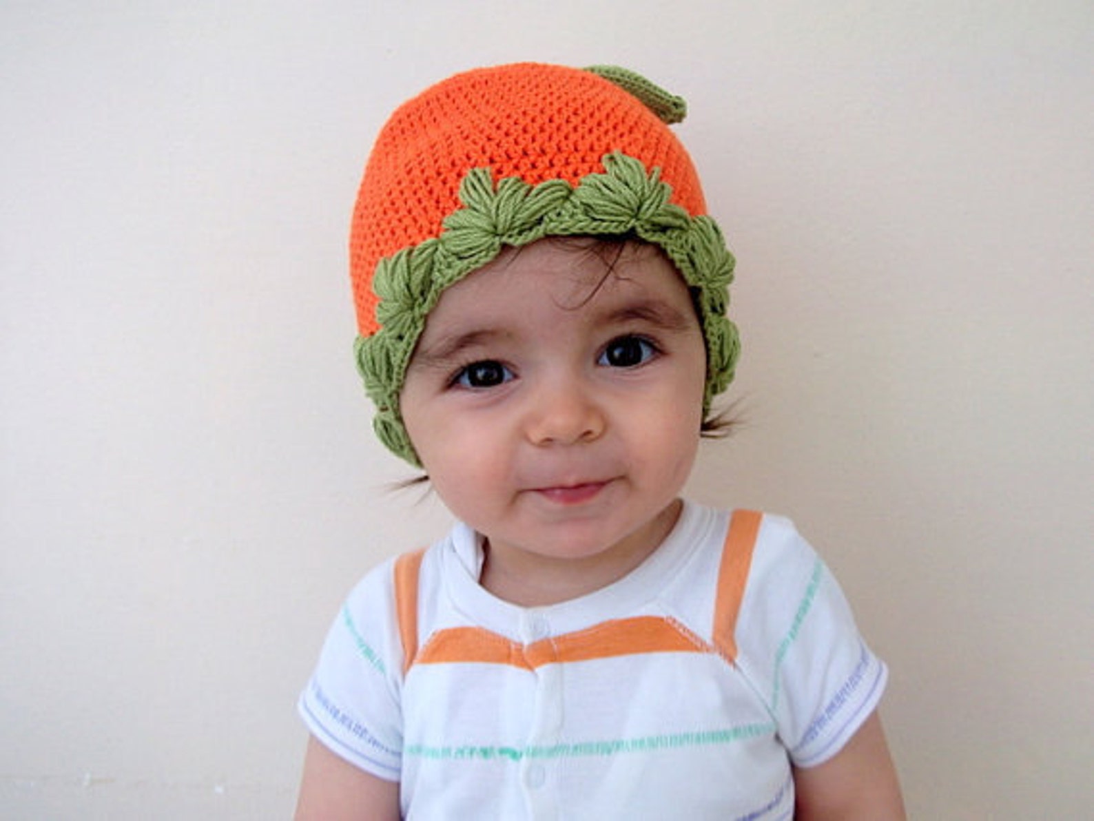 Little Pumpkin Baby Cotton Hat Crocheted Baby Hat for Etsy