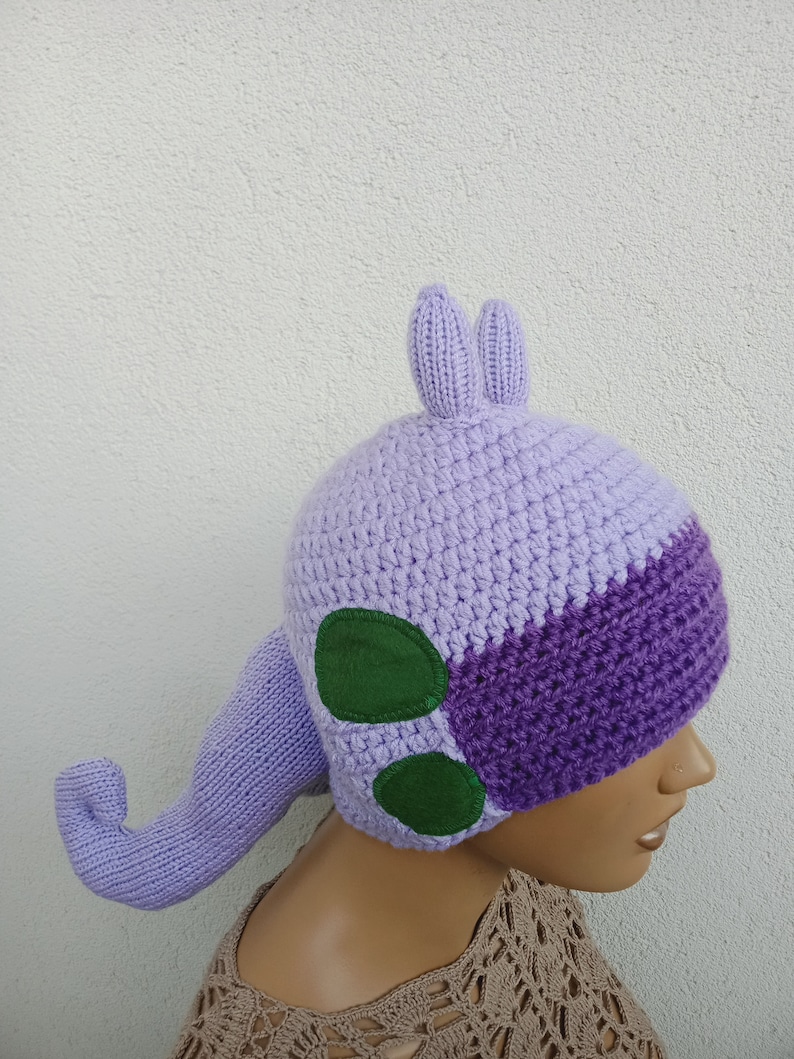 Goodra hat inspired crochet hat,Goodra hat Hat Pokemon Go image 1