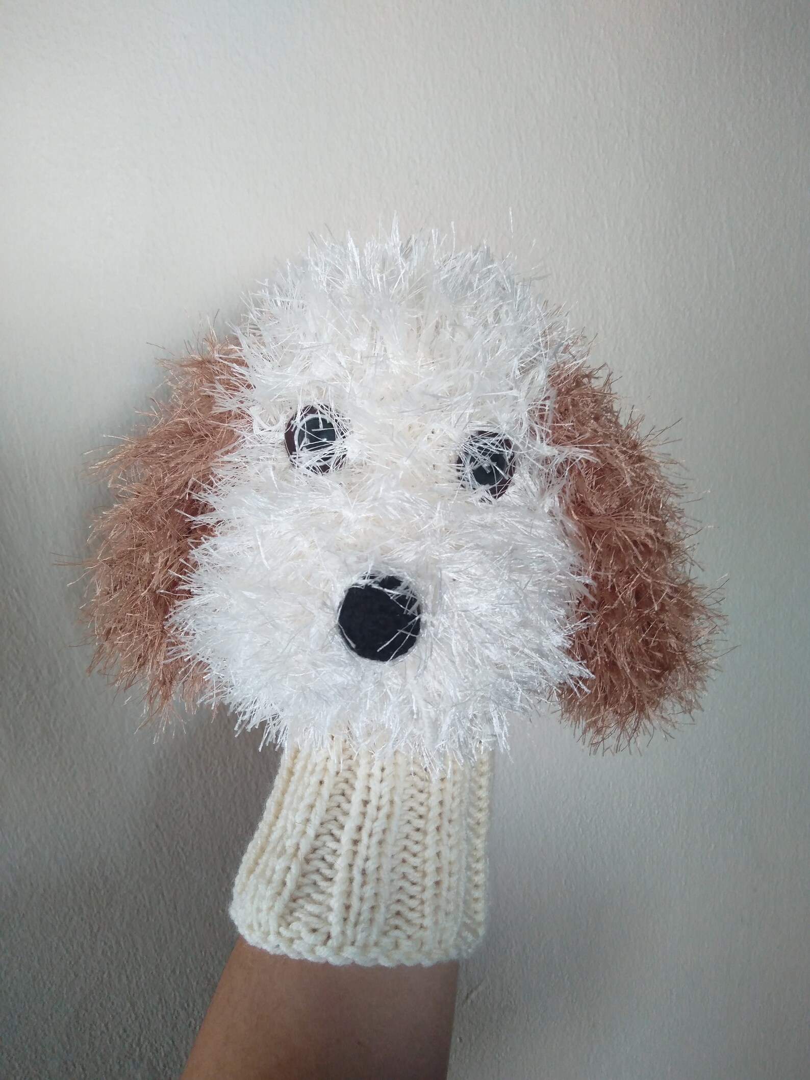 Personalized Golf Club Cover DogCrochet labradoodle dog Golf Etsy
