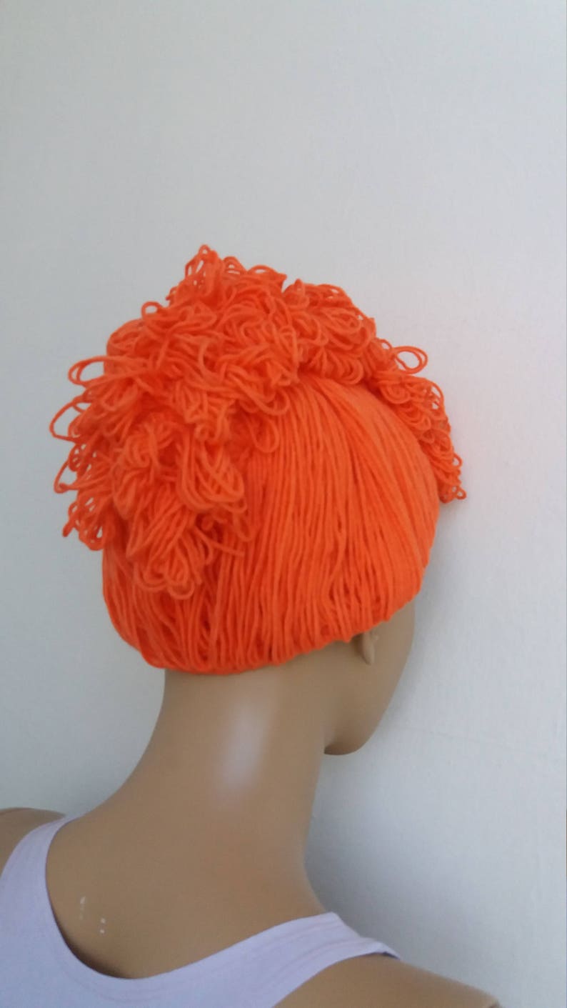 Lucille Ball inspired crochet Hair Hat WigCrochet Lucille Etsy