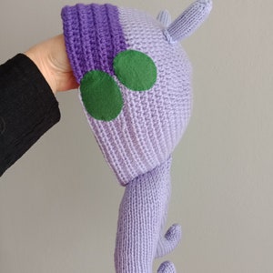 Goodra hat inspired crochet hat,Goodra hat Hat Pokemon Go image 7