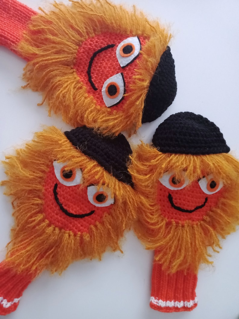 myknittingworld Crochet Team Mascot Golf Club Cover - Thumbnail 2