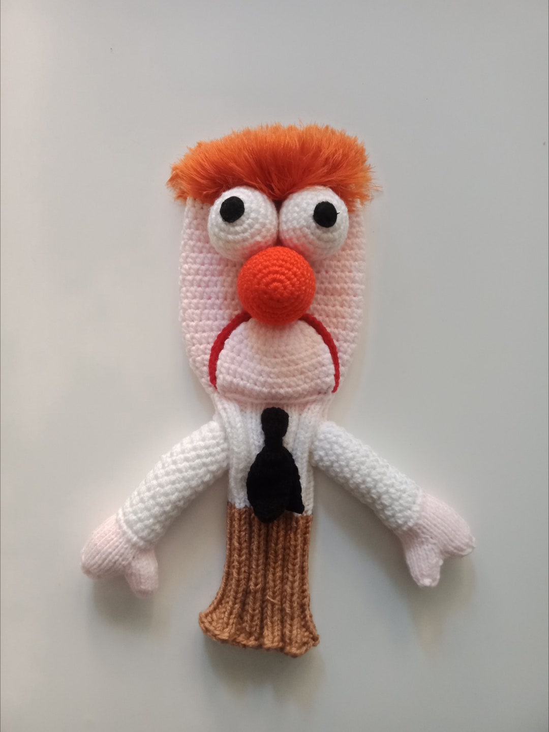 Crochet Beaker Muppet Golf Club Covers,golf Clup Cover or Crochet Puppet,muppets Golf Headcover