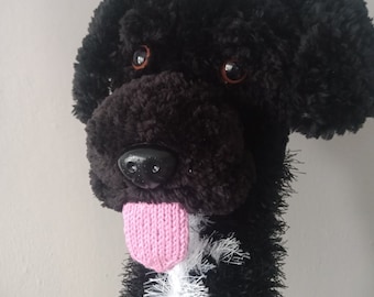 Crochet Golf Head Covers,Golf Socks,Crochet Labrador Retriever Dog,Club Head Covers,Dog golf cover or hand puppet,Crochet dog puppet