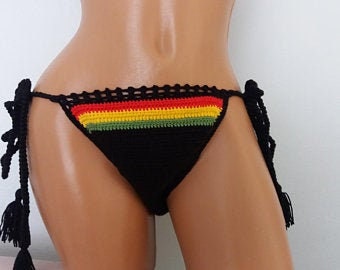 Crochet brazilian bikini bottom,Crochet Swimsuit,lace bikini bottoms,swimwear bikini,women beachwear