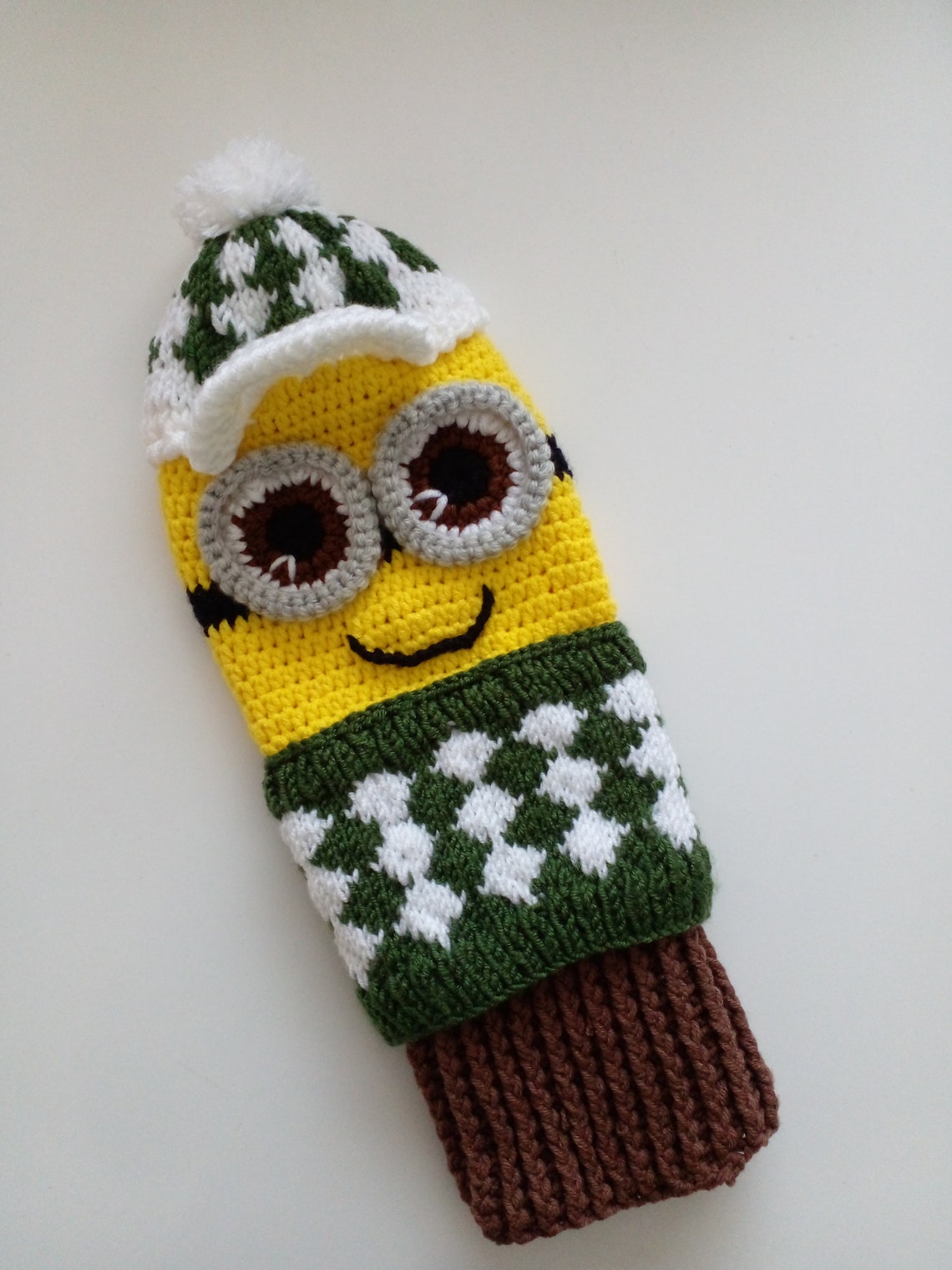 Crochet Kevin Minion Golf Club Coversgolf Clup Cover or Etsy