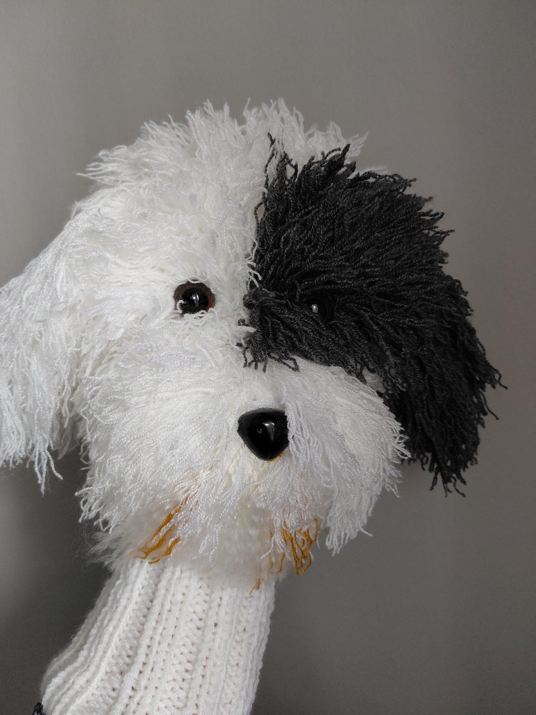Bespoke Crochet Dog Golf Club,cavachon Dog Club Driver Head Covers ...