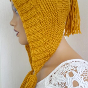 Mustard Yellow slouch hat image 5