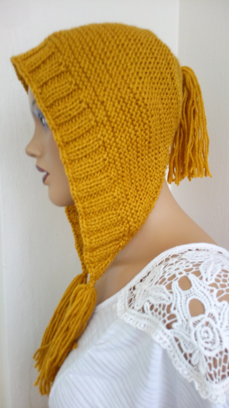 Mustard Yellow slouch hat image 5