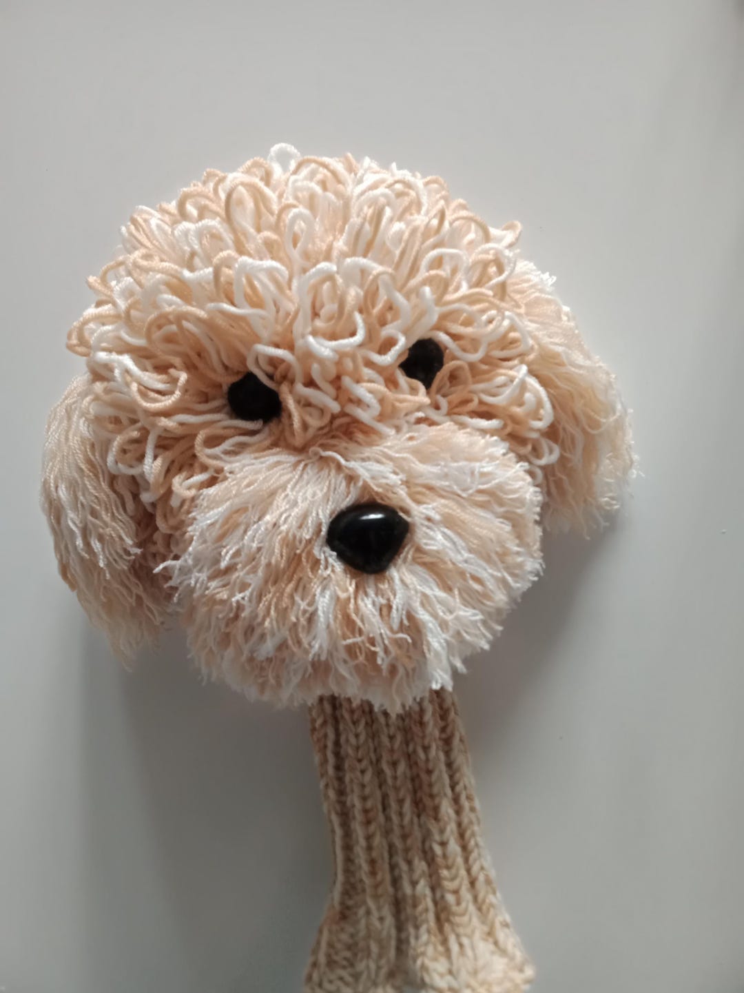 Crochet Personalized Head Covers,poodle Dog Puppet or Golf Club Cover ...