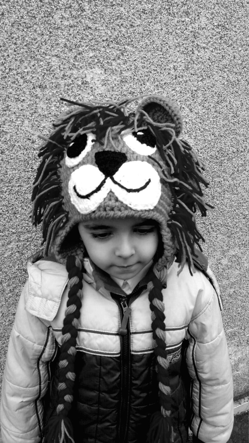 Lion Hat knitting Baby Hat for Baby or Toddlerboy Etsy
