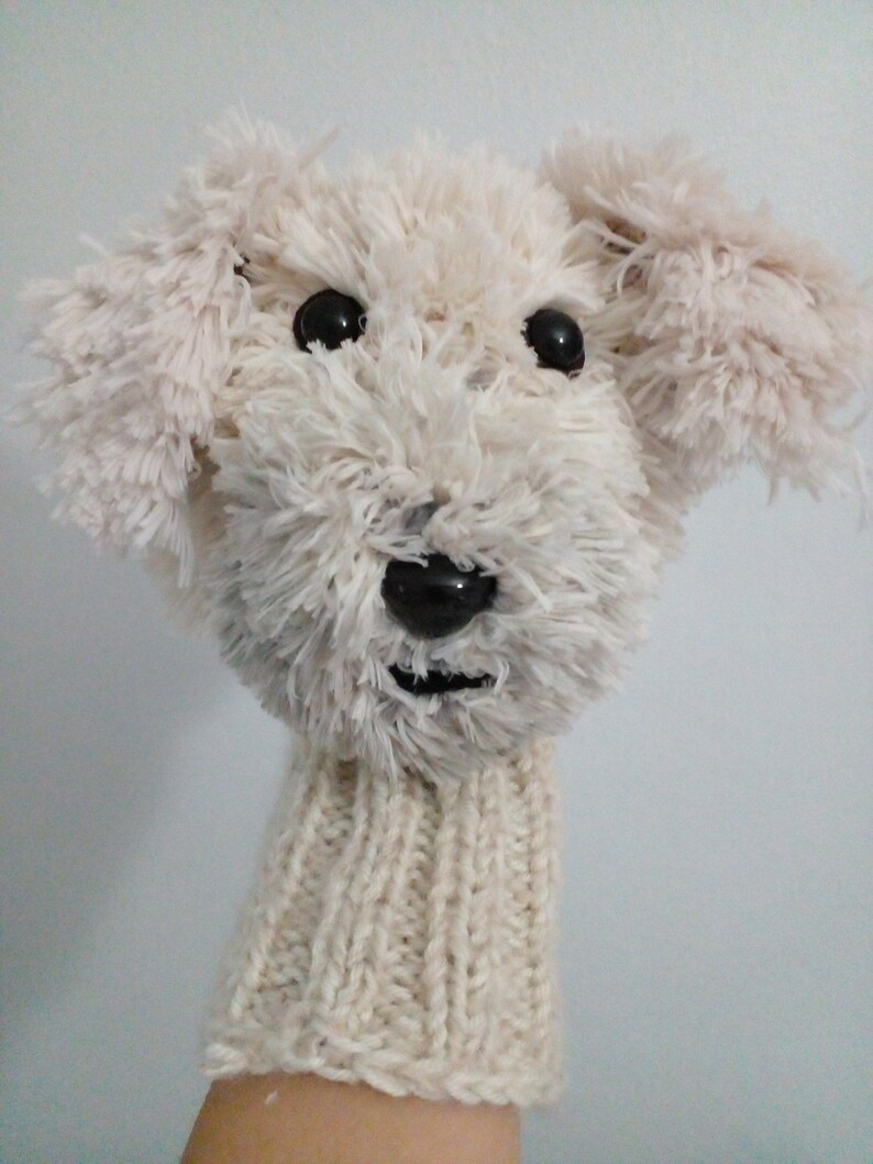 Bespoke Crochet Dog Golf Club,Cavachon dog club driver Head Covers,labradoodle dog golf cover or hand puppet,poodle dog puppet,Golf Sock image 2