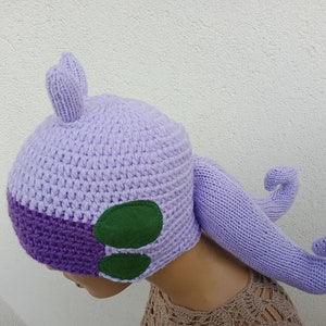 Goodra hat inspired crochet hat,Goodra hat Hat Pokemon Go image 5