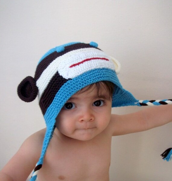 cotton monkey cap for babies