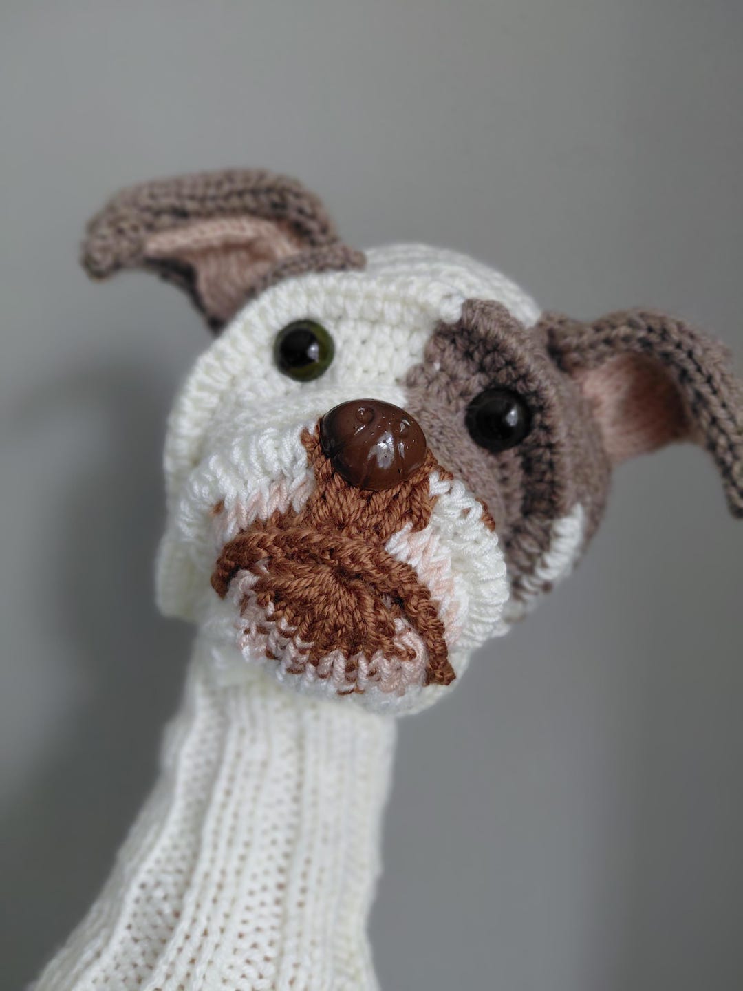 Handmade Crochet Dog Golf Club Headcover – Cute Puppy Driver Cover ...
