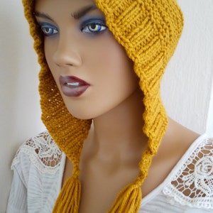 Mustard Yellow slouch hat image 2