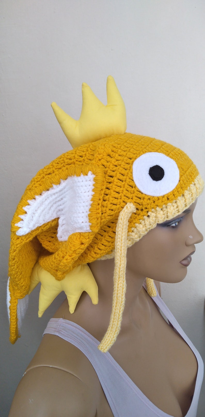 Magikarp Pokémon inspired crochet hat,Magikarp Hat Pokemon Go image 4