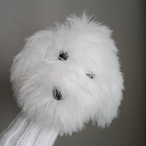 Golf Club Cover Dog,Crochet poodle dog Golf Club Cover,Club Head Covers,Personalized Golf Head Covers,labradoodle dog golf cover or Puppet