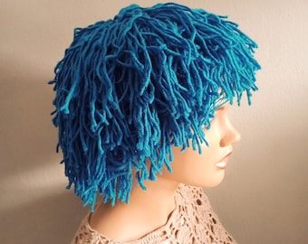 Thing Wig Crochet,Cabbage Patch wig,Halloween costume,Cabbage costume, crochet cabbage patch hat,Halloween costume pageant Hair