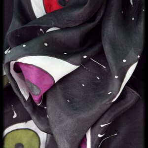 Eyes scarf surrealist fashion image 4