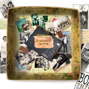 boxer #30 digital curiosity box for all sorts of curiosities| digital memory box | shadow box