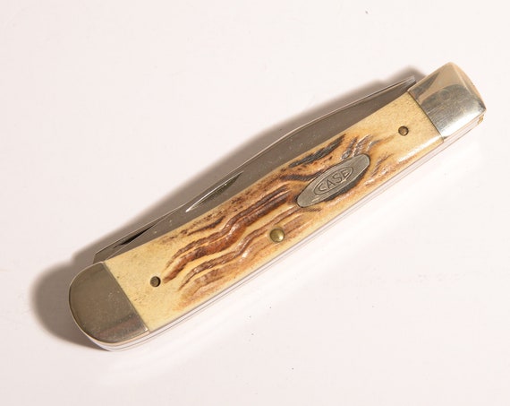 Case XX 5254 SS Trapper, Second Cut Stag Knife, Used in Excellent Condition, 1984, New Grind!!!