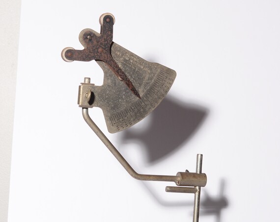 Old Mechanic tools Heavy Door Stop Ball Joint Gage, Iron , Industrial Display re-use KD -Tools