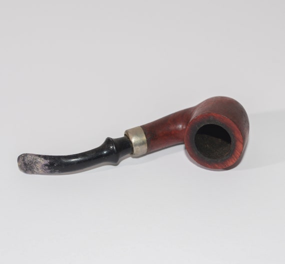 Vintage 4 inch short smoking pipe Briar Wood Italy Well Pipe Marked on Collar Used Smoking Pipe