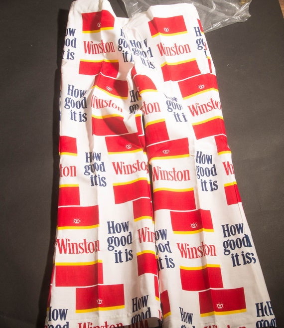 Winston Fancy Pants 1972 Bell Bottom Advertisement Pants Tobacco Winston Cigarettes NIP never wore Advertising Winston PUT ON