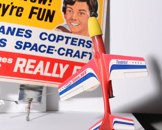 Stanzel Flying Toys Advertising Display Toy Airplanes Vintage Toy Store Display with toy planes