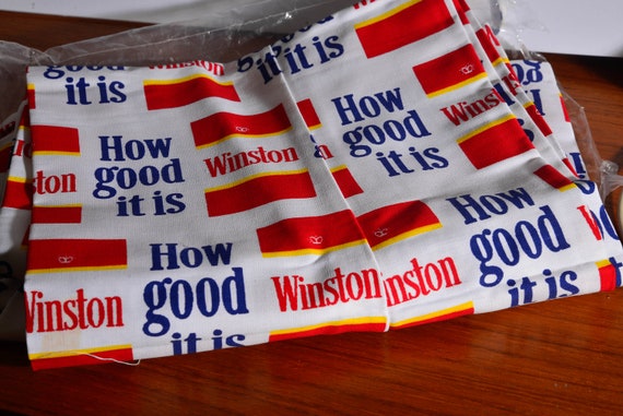 Winston Fancy Pants 1972 Bell Bottom Advertisement Pants Tobacco Winston Cigarettes NIP never wore Advertising Winston Men's Large