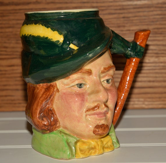 Robin Hood Toby Jug Lancaster Sandland Made in England Toby Jug 1940-50s