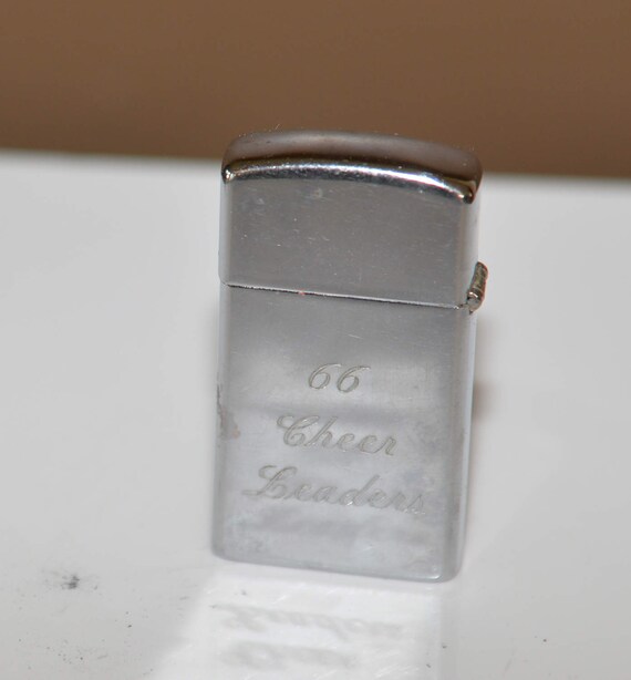 1965 Zippo Slim Egnraved 1966 Cheer Leaders Vietnam Era - AMB initials Stainless