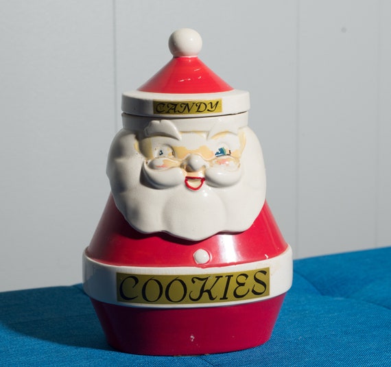 Holt Howard Candy Cookie Jar Santa Claus Christmas 1950s Original