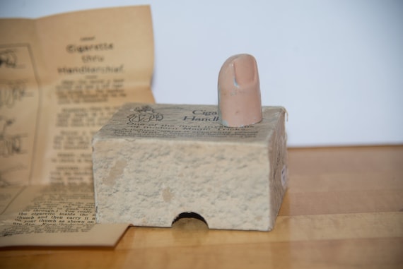 Vintage 1940s 50s Adams Magic Trick Cigaret Thru Hankerchief With original Instruction and Box