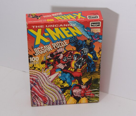 X-Men Unopened MIB Jigsaw Puzzle Rose Art The Uncanny X-Men Marvell Factory Sealed 1992