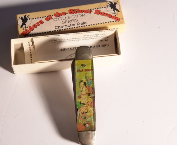 Camillus Riders of the Silver Screen 1991 pocket knife movie western collectible Dale Evans Collectible Pocket Knife