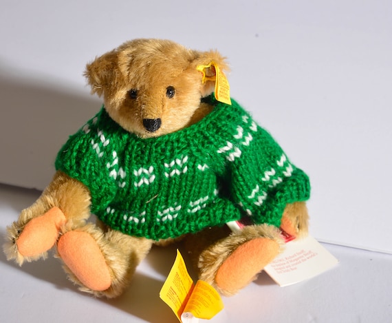 Steiff Margaret Woodbury Strong Museum Bear, #0155/26, Circa 1982 10 " Jointed Bear with Sweater