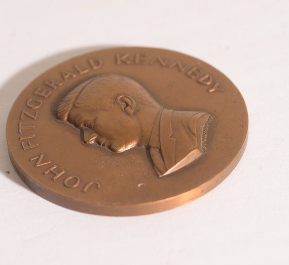 John F. Kennedy Bronze Inauguration Medal, 1961 Medallic Art Company Bronze Medal Original