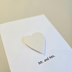 Handmade wedding card, marriage, married, blank card, wedding card, greeting card, wedding, congratulations card, Mr and Mrs card