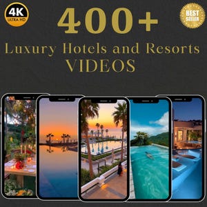 Luxury Hotel Reels: Canva Travel Templates for Instagram & TikTok (MRR/PLR)