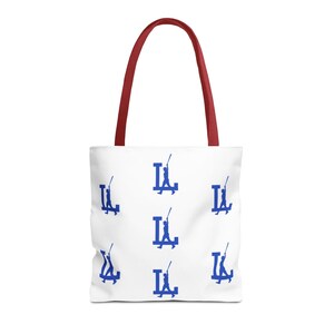 LA Dodgers Logo Tote Bag: Baseball Sports Carryall