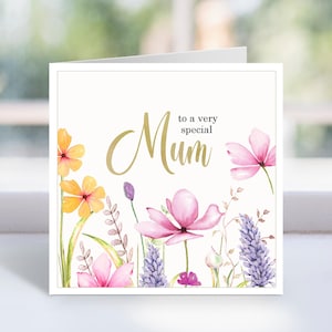 Mama Karte, zu einer ganz besonderen Mama Karte, alles Gute zum Muttertag, alles Gute zum Geburtstag Mama, Geschenk für Mama, Mama Geburtstagskarte, DRUCKBAR
