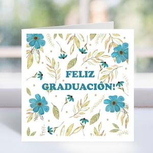 Printable Spanish Graduation Gift Tags, Feliz Graduacion Card, Spanish Graduation Gift Tags, Spanish Happy Graduation Card, Congratulaciones