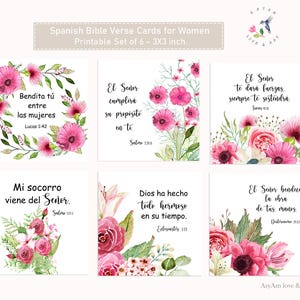 Spaanse bijbelverzen voor vrouwen, christelijke bloemencadeauset, Moederdag