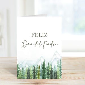 Spanish Father's Day, Feliz dia del padre  printable,  Printable for Dad, Día del Padre