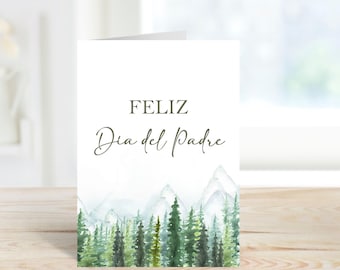 Spanish Father's Day, Feliz dia del padre  printable,  Printable for Dad, Día del Padre