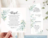 Fathers Day Bible Verse Cards Printable Set of 6 Christian Gift